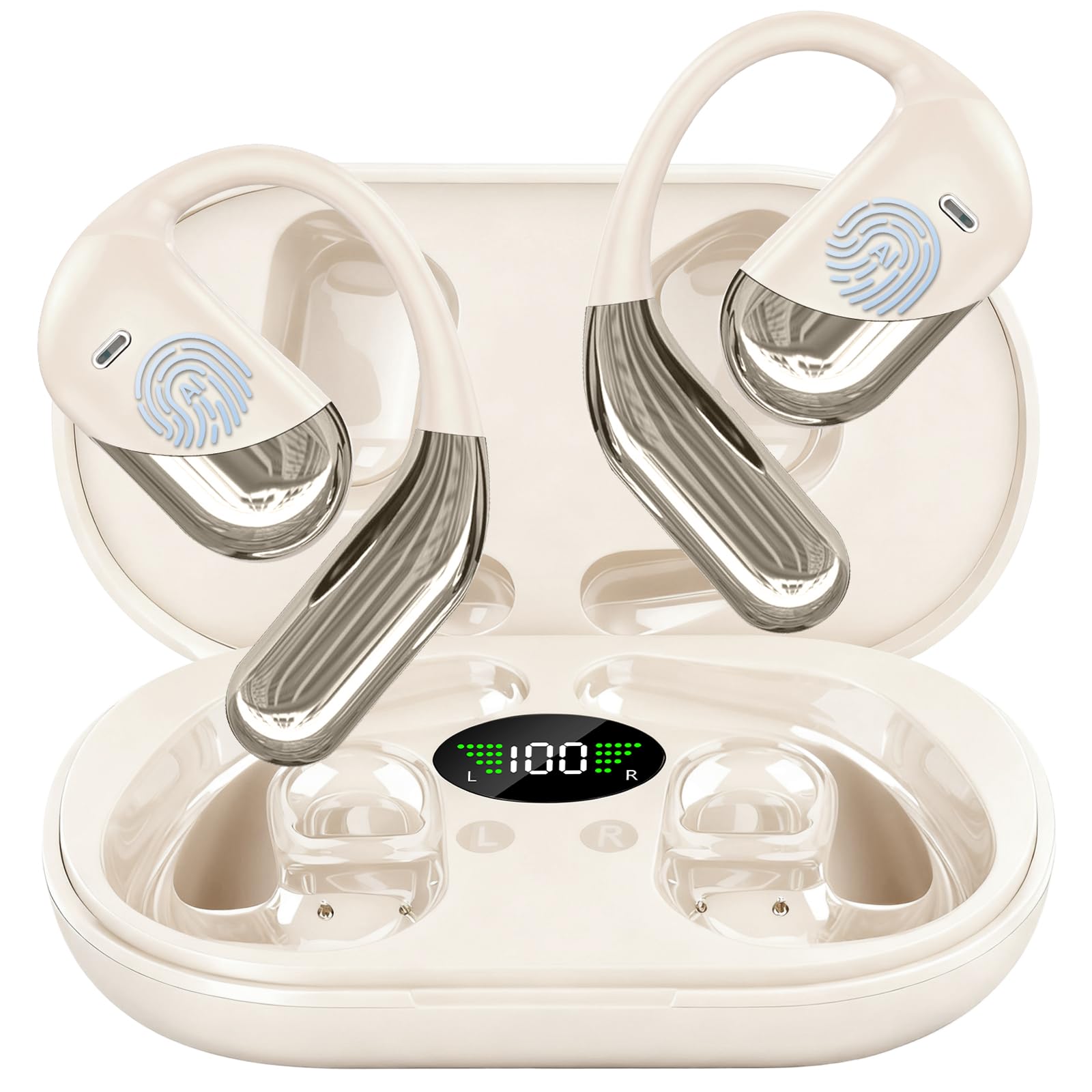 Amazon.co.jp: イヤホンAI翻訳機 双方向同時通訳 高精度 通訳機 軽量